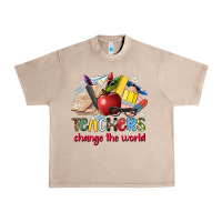 French Oak teachers change the world Urban Heavy Tee - Artiststas