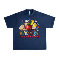 Navy teachers change the world Urban Heavy Tee - Artiststas