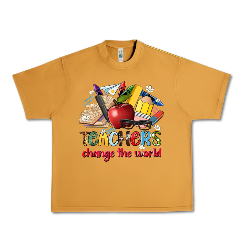 Teachers Change The World Urban Heavy Tee by Artiststas | Teevron