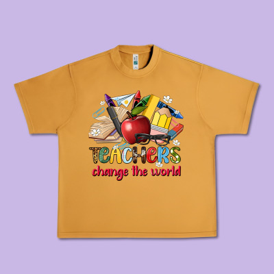 Teachers Change The World Urban Heavy Tee Designed By Artiststas