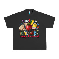 Pigment Black teachers change the world Urban Heavy Tee - Artiststas