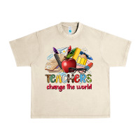 Sandshell teachers change the world Urban Heavy Tee - Artiststas