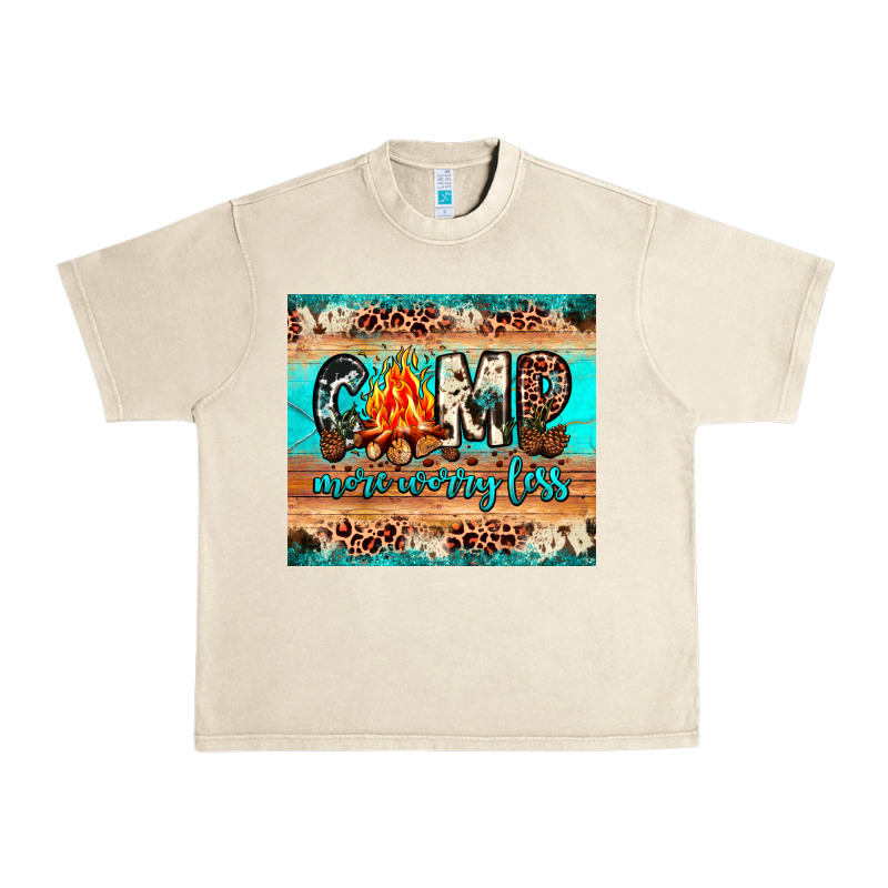Camp More Worry Less Urban Heavy Tee by JahusDesignShop | Teevron