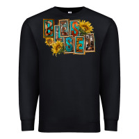 Black Western Blessed Premium Sweatshirt - FaDigitalArtStudio