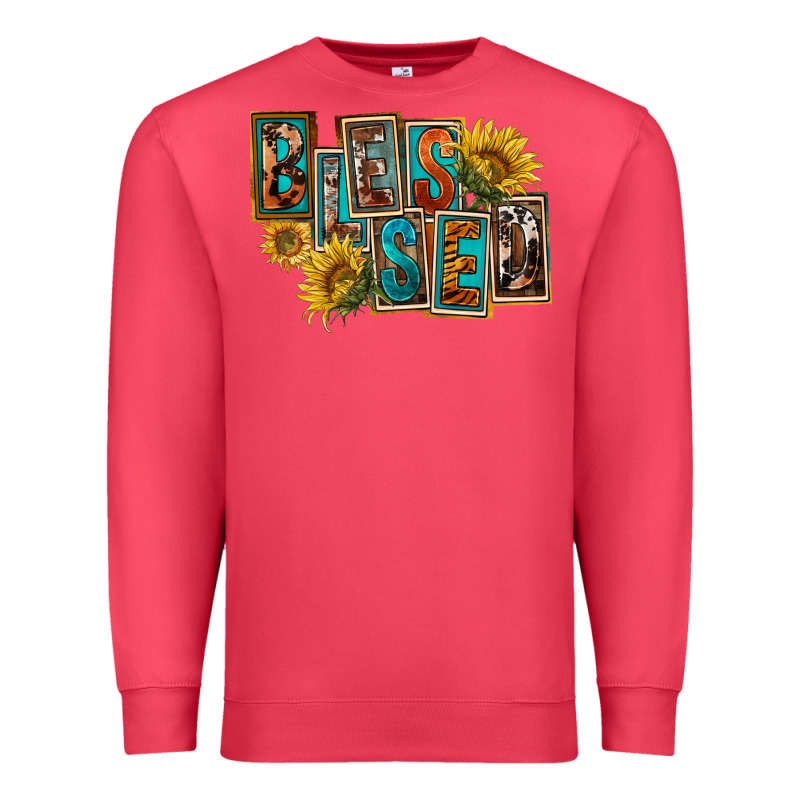Western Blessed Premium Sweatshirt by FaDigitalArtStudio | Teevron