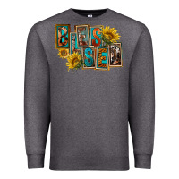 Charcoal Heather Western Blessed Premium Sweatshirt - FaDigitalArtStudio