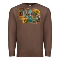 Chestnut Western Blessed Premium Sweatshirt - FaDigitalArtStudio
