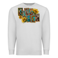 Dove Grey Western Blessed Premium Sweatshirt - FaDigitalArtStudio