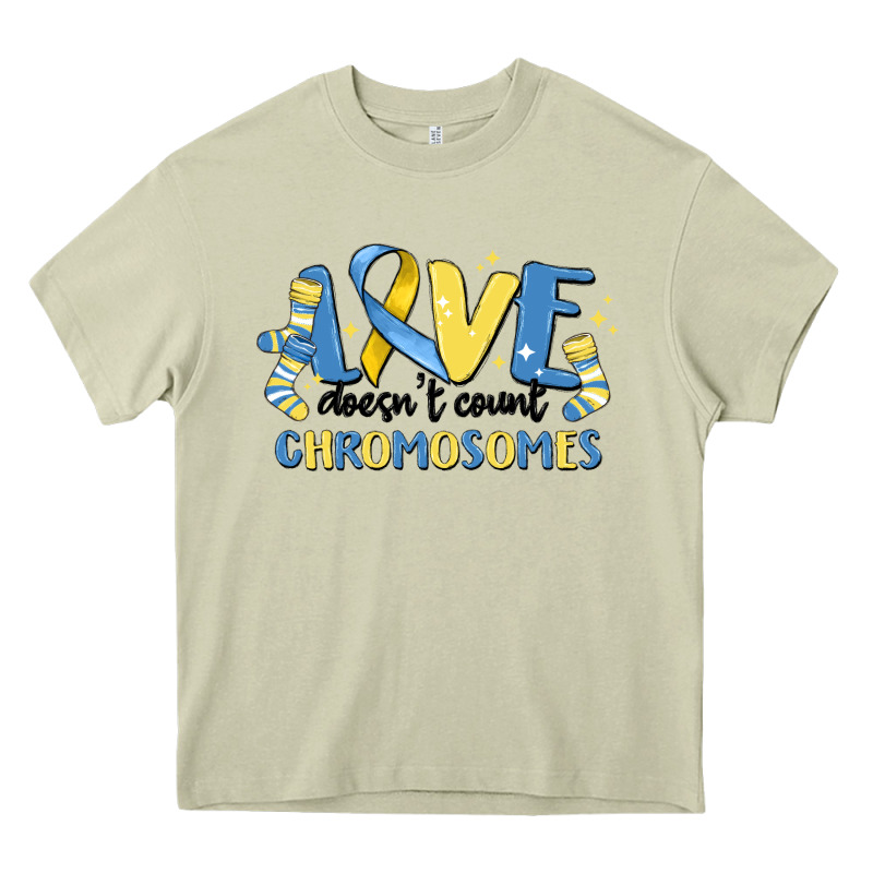 Love Dose Count Chromosomes Heavy Core Tee by MaliasSmallBusiness | Teevron