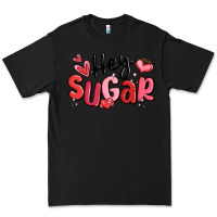 Black hey sugar valentines day Premium Tee - MaliasSmallBusiness