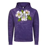 Cloud Purple Hawthorn Flower Vintage Hoodie - LillyAllenDesigns