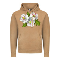 Vintage Camel Hawthorn Flower Vintage Hoodie - LillyAllenDesigns