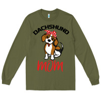 Army Green Dachshund Mom Long Sleeve Tee - Bettercallsaul