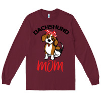 Burgundy Dachshund Mom Long Sleeve Tee - Bettercallsaul