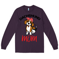 Plum Dachshund Mom Long Sleeve Tee - Bettercallsaul