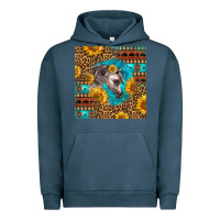 Pigment Midnight Navy arabian horse Urban Hoodie - LillyAllenDesigns