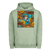 Pigment Oil Green arabian horse Urban Hoodie - LillyAllenDesigns