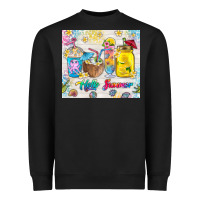 Black hello summer coffee cups Heavyweight Sweatshirt - TumblerDesignByShophia