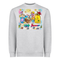 Heather Grey hello summer coffee cups Heavyweight Sweatshirt - TumblerDesignByShophia