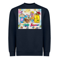 Navy hello summer coffee cups Heavyweight Sweatshirt - TumblerDesignByShophia