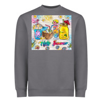 Hello Summer Coffee Cups Heavyweight Sweatshirt | Teevron