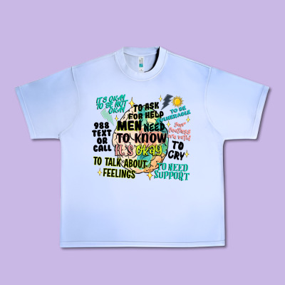 Mens Mental Health Matters Urban Heavy Tee Designed By Artiststas
