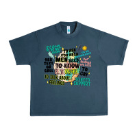 Midnight Navy mens mental health matters Urban Heavy Tee - Artiststas