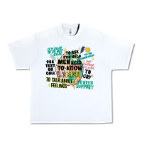 White mens mental health matters Urban Heavy Tee - Artiststas