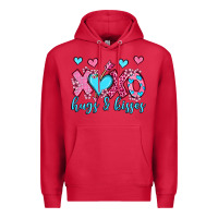 Cardinal xoxo hugs and kisses olivia Premium Hoodie - OliviaCreatesArt
