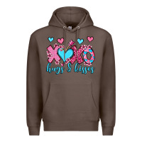 Coffee xoxo hugs and kisses olivia Premium Hoodie - OliviaCreatesArt