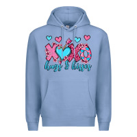 Colony Blue xoxo hugs and kisses olivia Premium Hoodie - OliviaCreatesArt