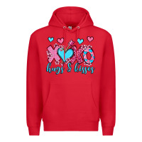 Red xoxo hugs and kisses olivia Premium Hoodie - OliviaCreatesArt