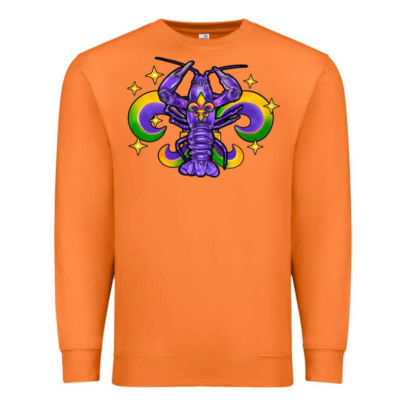 Mardi Gras Crawfish 2 Premium Sweatshirt by FaDigitalArtStudio | Teevron