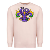 Pale Pink mardi gras crawfish 2 Premium Sweatshirt - FaDigitalArtStudio