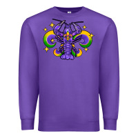 Purple mardi gras crawfish 2 Premium Sweatshirt - FaDigitalArtStudio
