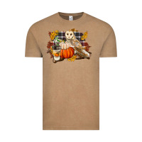 Vintage Coffee Fall Barn Owl Vintage Tee - LillyAllenDesigns