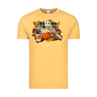 Vintage Mustard Fall Barn Owl Vintage Tee - LillyAllenDesigns
