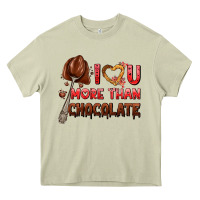 Mossy i love you more than chocolate Heavy Core Tee - AdoDesignShop