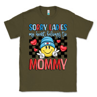 Army Green sorry ladies my heart belongs to mommy Classic Tee - LillyAllenDesigns