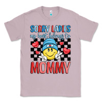 Lilac sorry ladies my heart belongs to mommy Classic Tee - LillyAllenDesigns