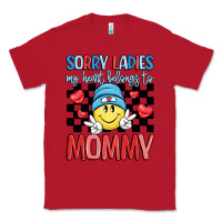 Red sorry ladies my heart belongs to mommy Classic Tee - LillyAllenDesigns