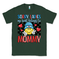 Sports Green sorry ladies my heart belongs to mommy Classic Tee - LillyAllenDesigns