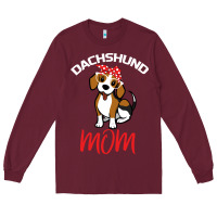 Burgundy Dachshund Mom Long Sleeve Tee - Bettercallsaul