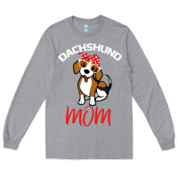 Heather Grey Dachshund Mom Long Sleeve Tee - Bettercallsaul