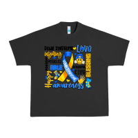 Pigment Black down syndrome awareness typography Urban Heavy Tee - Artiststas
