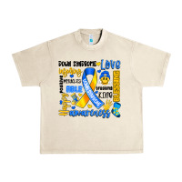 Sandshell down syndrome awareness typography Urban Heavy Tee - Artiststas