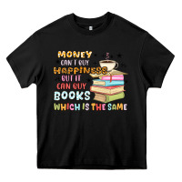 Black money can't buy happiness but it can buy books Heavy Core Tee - MaliasSmallBusiness