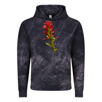 Cloud Black Indian Paintbrush Vintage Hoodie - LillyAllenDesigns