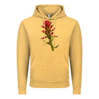 Vintage Mustard Indian Paintbrush Vintage Hoodie - LillyAllenDesigns