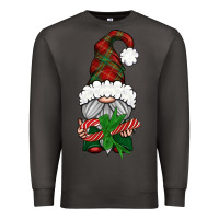 Smoke Christmas Gnome With Candy Premium Sweatshirt - BundleAndBundleShop